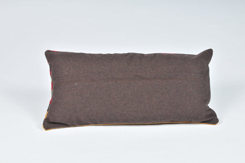 Lumbar Kilim Pillow 12inx24in