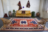 pile rug, turkish rug, vintage rug, portland, rug shop, bright colors, wild shaman, area rug, red rug, soft rug