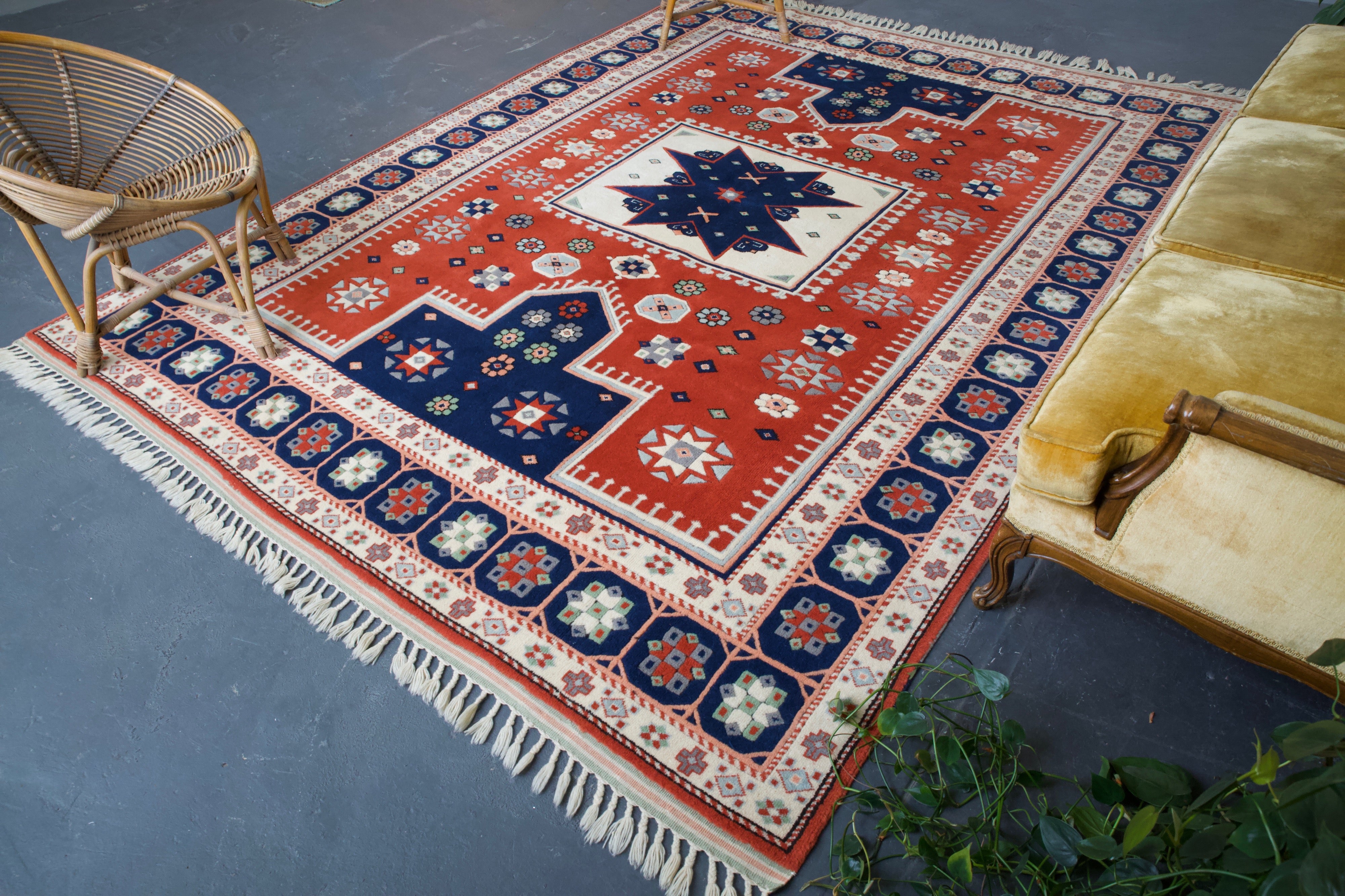Vintage Turkish Yoruk Rug