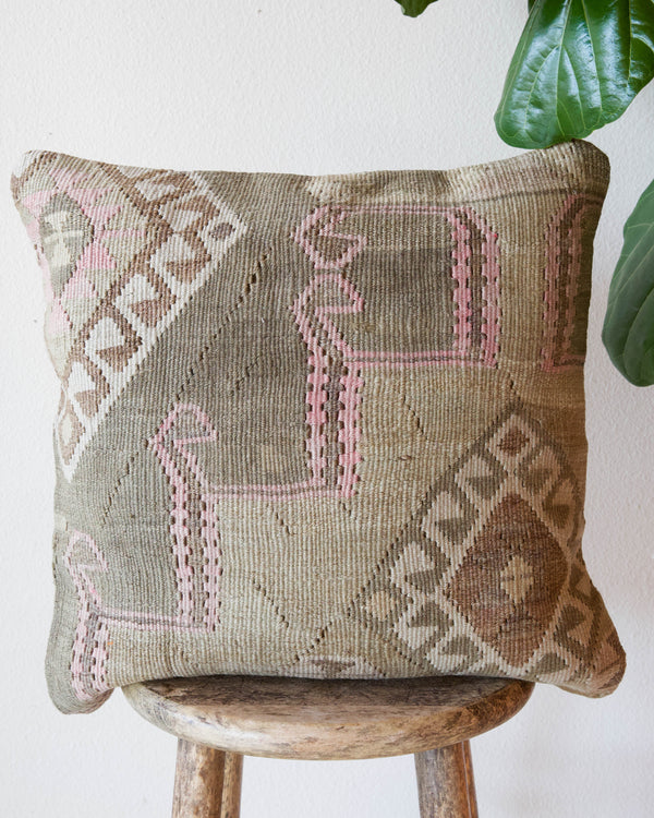 Floor pouf in a living room setting, pillow, turkish pillow, kilim pillow, home decor, decorative pillow, sham, rug pillow, decor, home decor, pouf, floor cushion, cushion, Portland, rugshop, Oregon, Wild Shaman, ottoman