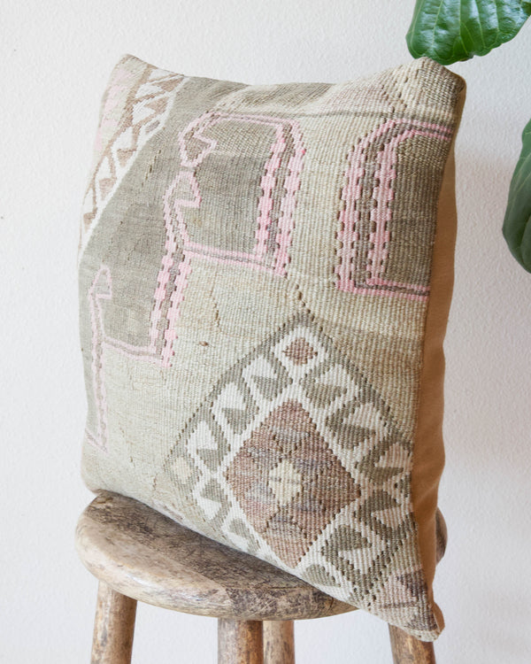 Floor pouf in a living room setting, pillow, turkish pillow, kilim pillow, home decor, decorative pillow, sham, rug pillow, decor, home decor, pouf, floor cushion, cushion, Portland, rugshop, Oregon, Wild Shaman, ottoman