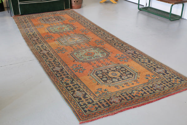 Old Konya Sille Runner Rug 4.8ftx12.3ft