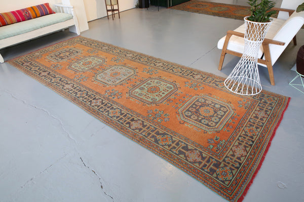 Old Konya Sille Runner Rug 4.8ftx12.3ft