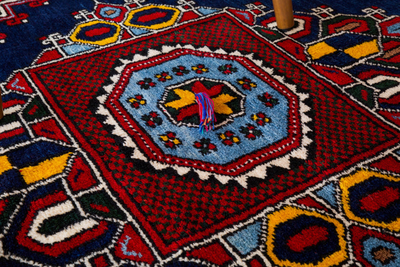 old rug, antique rug, Turkish rug, Portland, Oregon, rug store, rug shop, local shop, bright colors, wild shaman, large rug, area rug, red rug, bold color, burgundy, dark red