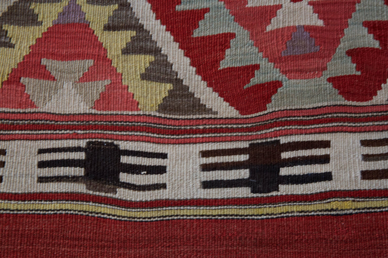 old rug, antique rug, earthy colors, faded colors, Turkish rug, vintage rug, flat weave, kilim rug, large area rug, square rug, Wild Shaman, Portland, Oregon, rug store, rug shop, local shop