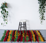 pile rug, Turkish rug, vintage rug, portland, rug shop, bright colors, wild shaman, shaggy rug, soft rug, tulu rug, bold color, Portland, Oregon, rug store, rug shop, local shop