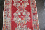 Vintage Turkish Faded Anatolian Runner Rug 3ftx9ft