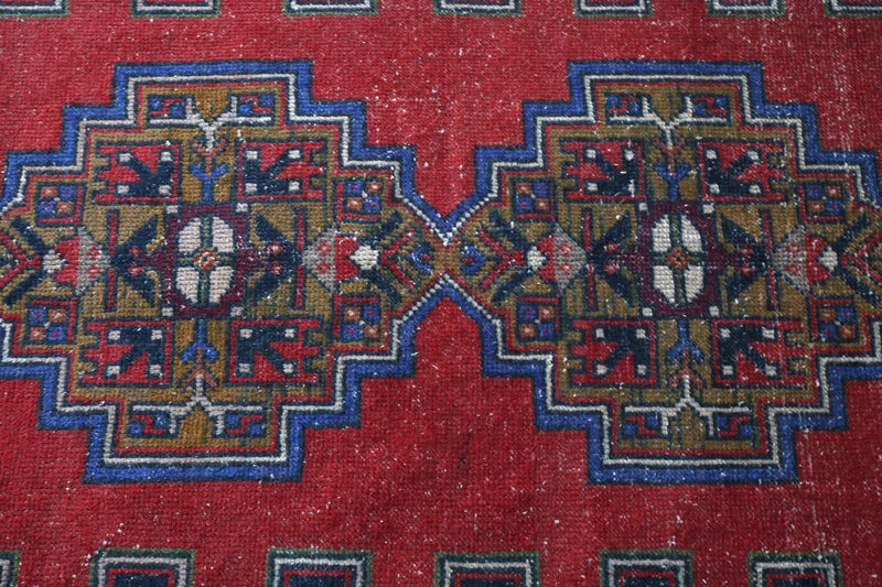 Vintage Anatolian Rug 3.10ftx7.4ft