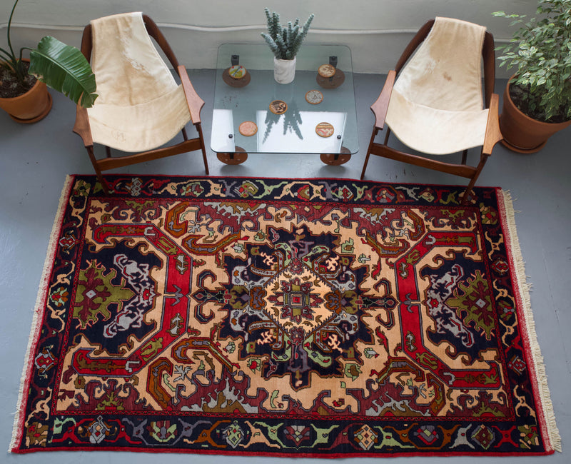 pile rug, Turkish rug, vintage rug, portland, rug shop, bright colors, wild shaman, area rug, red rug, bold color, Portland, Oregon, rug store, rug shop, local shop