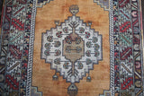 Vintage Faded Turkish Anatolian Rug 3.8ftx6.10ft