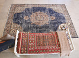 Vintage Demirci carpet 6.7ftx9.3ft