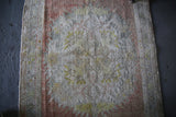 Vintage Faded Anatolian Rug 2.9ftx6ft
