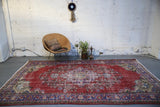 Old Ushak style Demirci Carpet 6.8ftx10.3ft