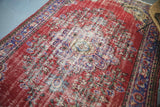 Old Ushak style Demirci Carpet 6.8ftx10.3ft