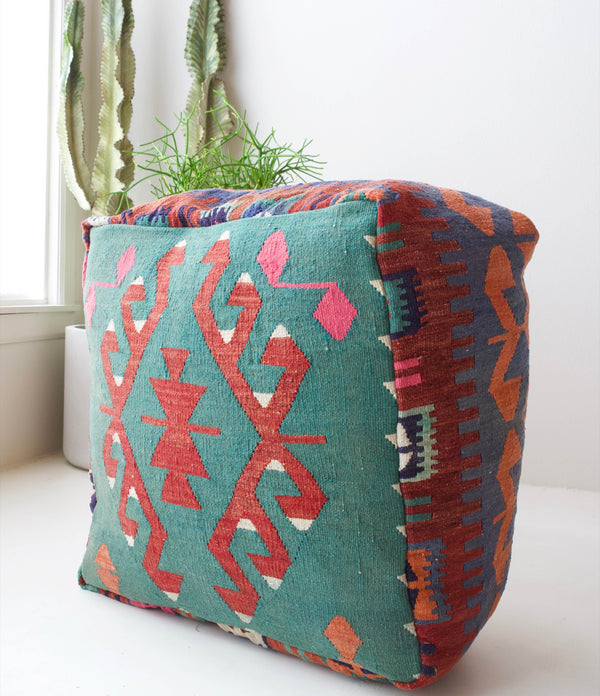 pillow, turkish pillow, kilim pillow, home decor, decorative pillow, sham, rug pillow, decor, home decor, pouf, floor cushion, cushion, Portland, rugshop, Oregon, Wild Shaman, ottoman