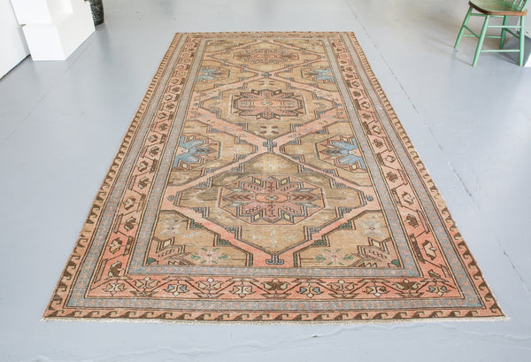 Old Anatolian Zili Kilim 5.8ftx10.7ft