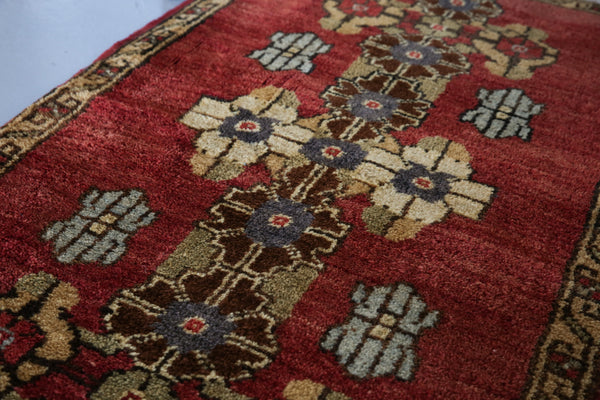 Vintage Mini Turkish Rug 1.9ftx3.1ft