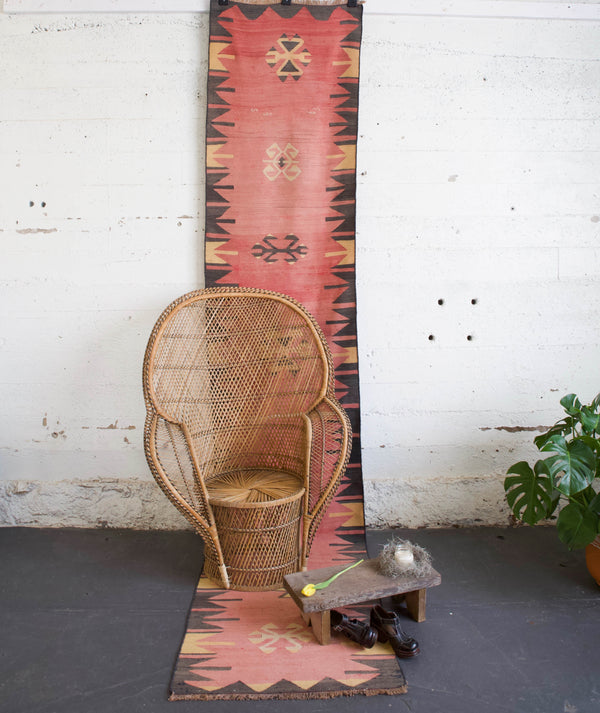 old rug, antique rug, earthy colors, faded colors, Turkish rug, vintage rug, tulu rug, shaggy rug, soft rug, Portland, Oregon, rug store, rug shop, local shop, runner rug, hallway runner