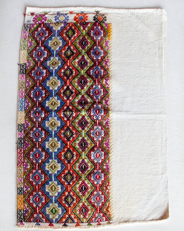 Vintage mini kilim rug in room decor setting, kilim, Turkish rug, vintage rug, portland, rug shop, bright colors, wild shaman, soft rug, bold color, Portland, Oregon, rug store, rug shop, local shop