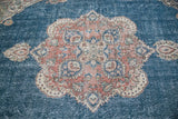 Old Isparta Oushak Rug 8.2ftx12.8ft