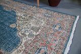 Old Isparta Oushak Rug 8.2ftx12.8ft