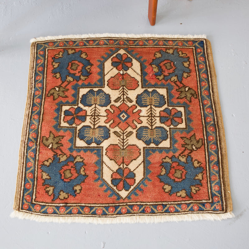 Vintage Mini Turkish Rug