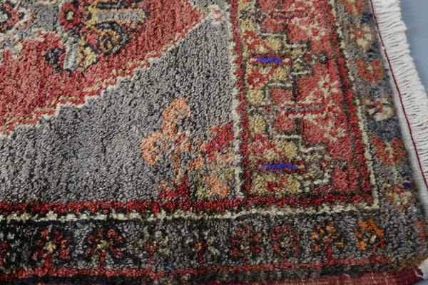 Vintage Mini Turkish Rug 1.10ftx3.5ft