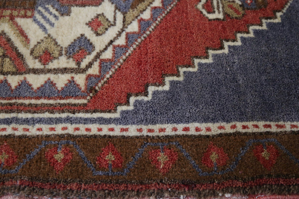 Vintage Mini Turkish Rug 1.9ftx3.5ft