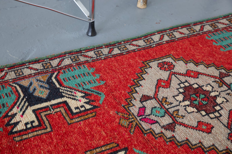 pile rug, turkish rug, vintage rug, portland, rug shop, bright colors, wild shaman, area rug, red rug, mini rug, bold color, Portland, Oregon, rug store, rug shop, local shop