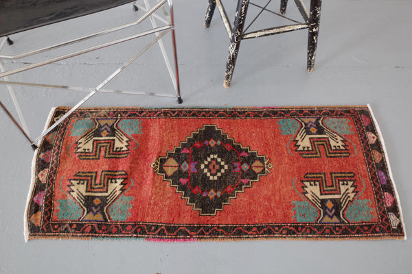 pile rug, Turkish rug, vintage rug, portland, rug shop, bright colors, wild shaman, area rug, red rug, mini rug, bold color, Portland, Oregon, rug store, rug shop, local shop