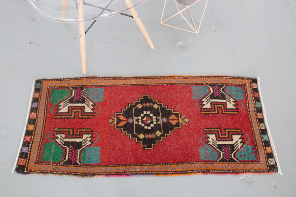 pile rug, Turkish rug, vintage rug, portland, rug shop, bright colors, wild shaman, area rug, red rug, mini rug, bold color, Portland, Oregon, rug store, rug shop, local shop