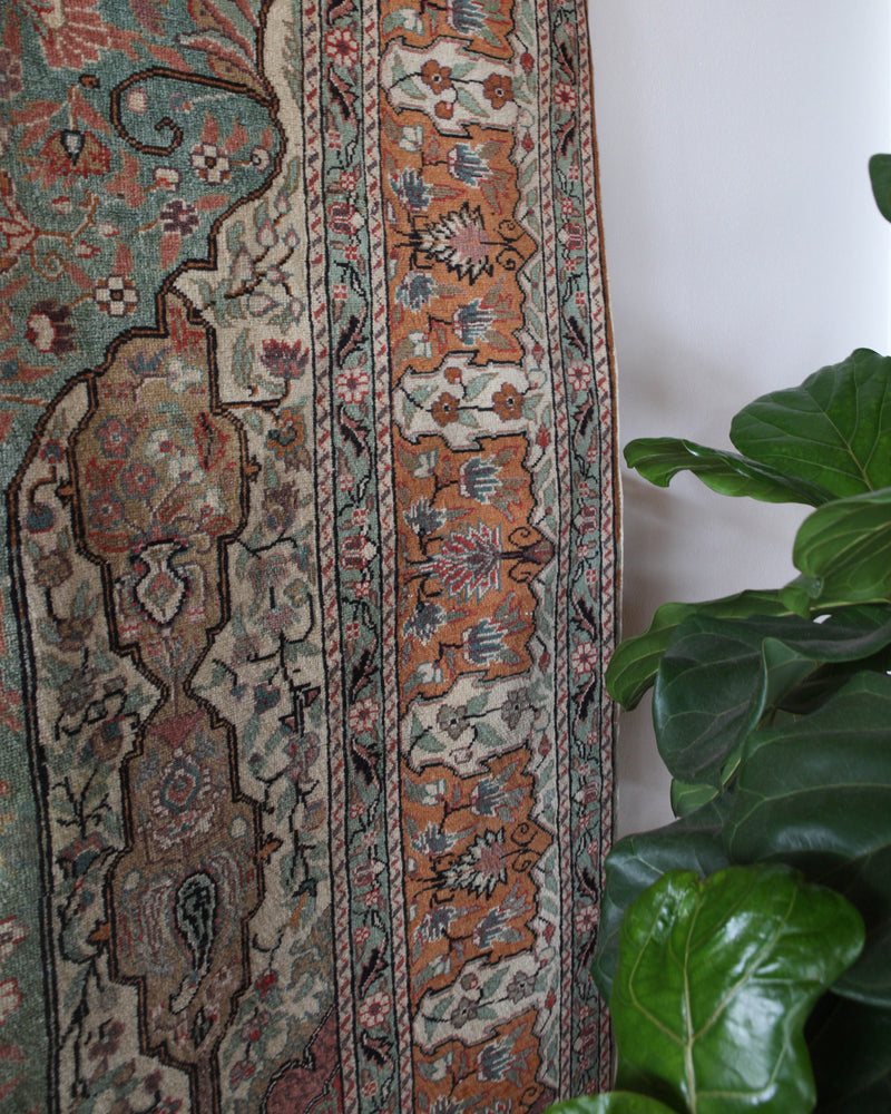 pile rug, turkish rug, vintage rug, portland, rug shop, wild shaman, area rug, worn out rug, earthy rug 