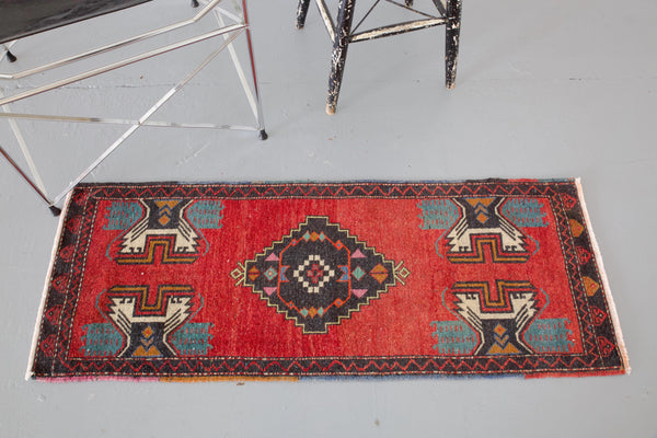 pile rug, Turkish rug, vintage rug, portland, rug shop, bright colors, wild shaman, area rug, red rug, mini rug, bold color, Portland, Oregon, rug store, rug shop, local shop