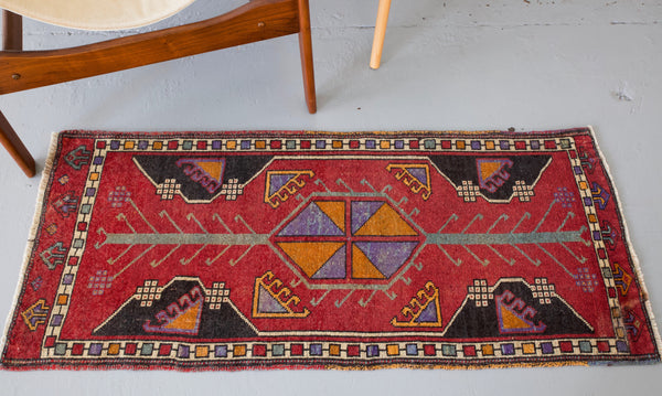 pile rug, Turkish rug, vintage rug, portland, rug shop, bright colors, wild shaman, area rug, red rug, mini rug, bold color, Portland, Oregon, rug store, rug shop, local shop