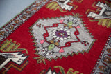 Vintage Mini Turkish Rug 20.5"x39"