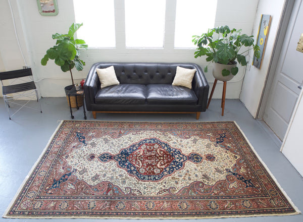 old rug, antique rug, Turkish rug, Portland, Oregon, rug store, rug shop, local shop, bright colors, wild shaman, large rug, area rug, red rug, bold color, burgundy, dark red