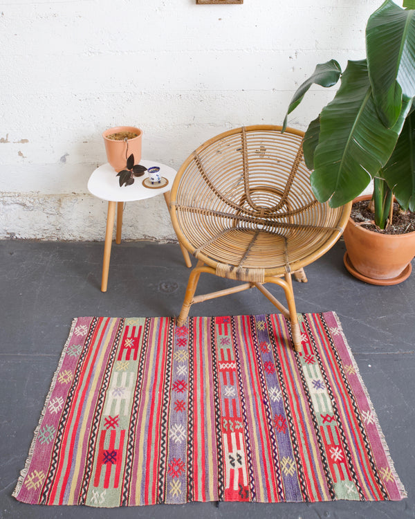 pile rug, Turkish rug, vintage rug, portland, rug shop, bright colors, wild shaman, area rug, red rug, mini rug, bold color, Portland, Oregon, rug store, rug shop, local shop, flat weave, kilim rug