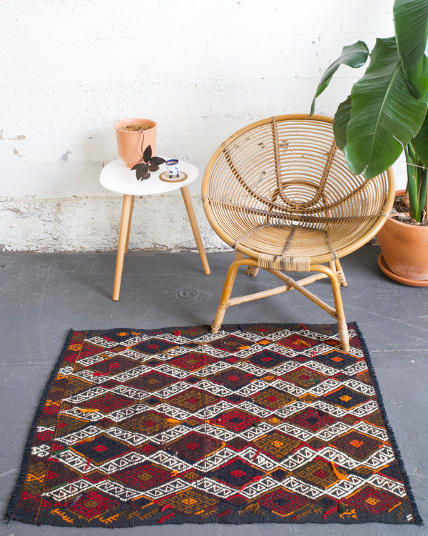 pile rug, Turkish rug, vintage rug, portland, rug shop, bright colors, wild shaman, area rug, red rug, mini rug, bold color, Portland, Oregon, rug store, rug shop, local shop, flat weave, kilim rug