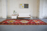 urkish rug, vintage rug, flat weave, kilim rug, large area rug, square rug, Wild Shaman, Portland, Oregon, rug store, rug shop, local shop,  bright colors, area rug, bold color