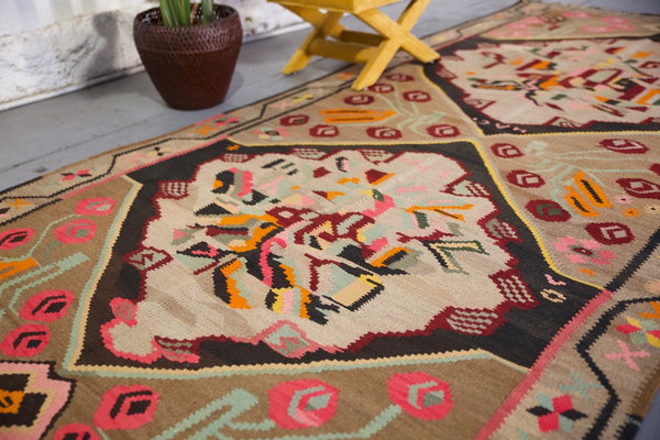 Vintage Kars Kilim 5.2ftx10ft
