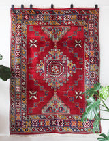  pile rug, Turkish rug, vintage rug, portland, rug shop, bright colors, wild shaman, worn out rug, distressed rug, bold color, Portland, Oregon, rug store, rug shop, local shop
