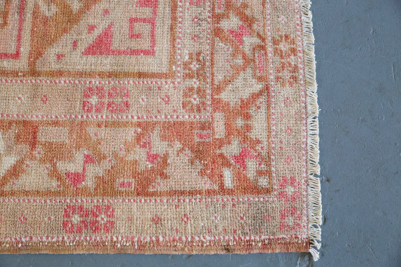 Old Turkish Anatolian Rug 4.7ftx9.3ft