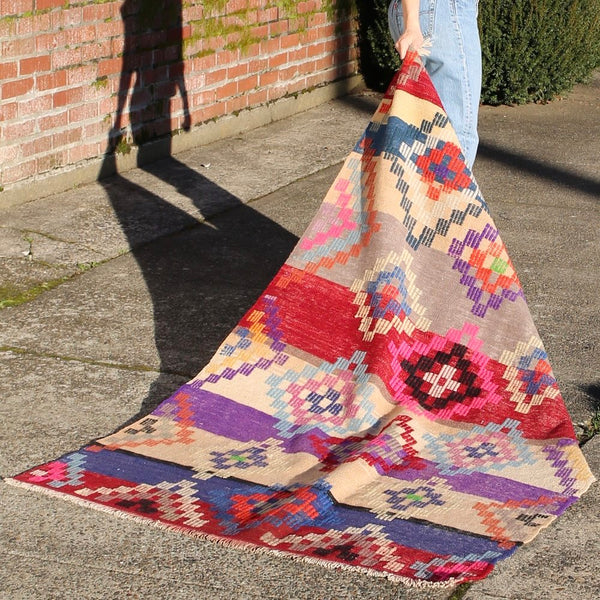 Vintage Adana Cicim Kilim