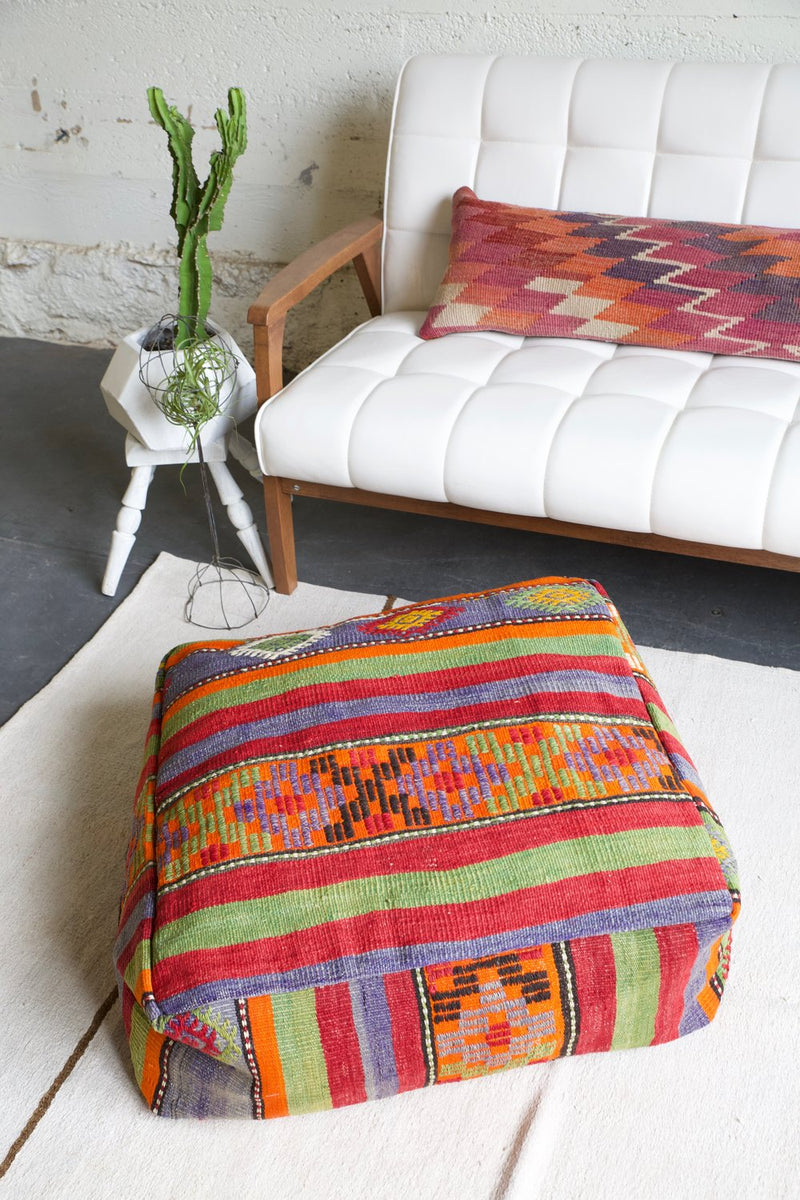 Square Kilim Floor Cushion