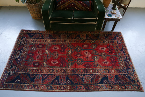 Old Antalya Dosemealti Rug 4.7ftx8ft