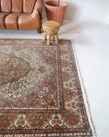 old rug, antique rug, earthy colors, faded colors, Turkish rug, vintage rug, soft rug, Portland, Oregon, rug store, rug shop, local shop, pile rug, ottoman rug, oriental rug, floral rug