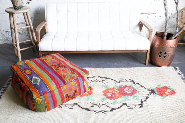 Square Kilim Floor Cushion