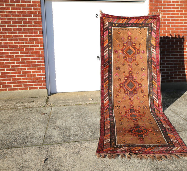 Old Kars Rug Runner 3.9ftx12ft