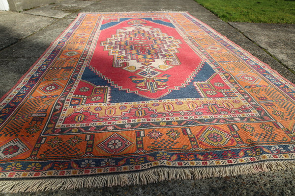 Vintage Fade Anatolian Turkish Rug