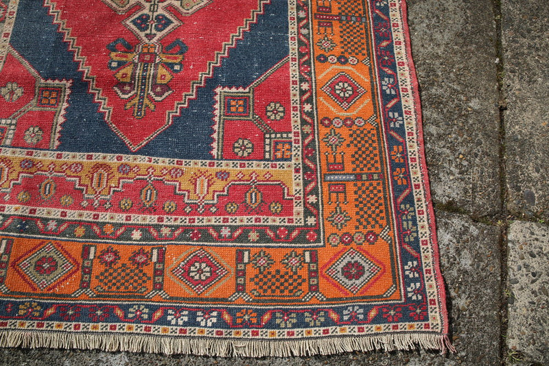 Vintage Fade Anatolian Turkish Rug